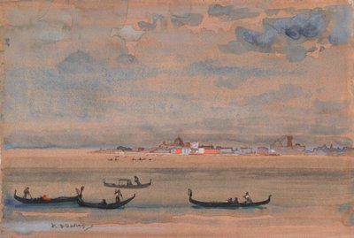 Gondolas by Arthur Bowen Davies